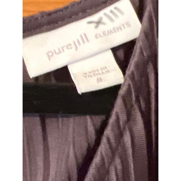 pureJill Elements pleated jumpsuit M slate blue classic - Picture 4 of 10